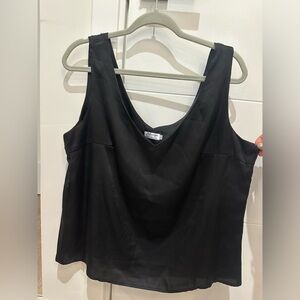 Women’s satin tank blouse